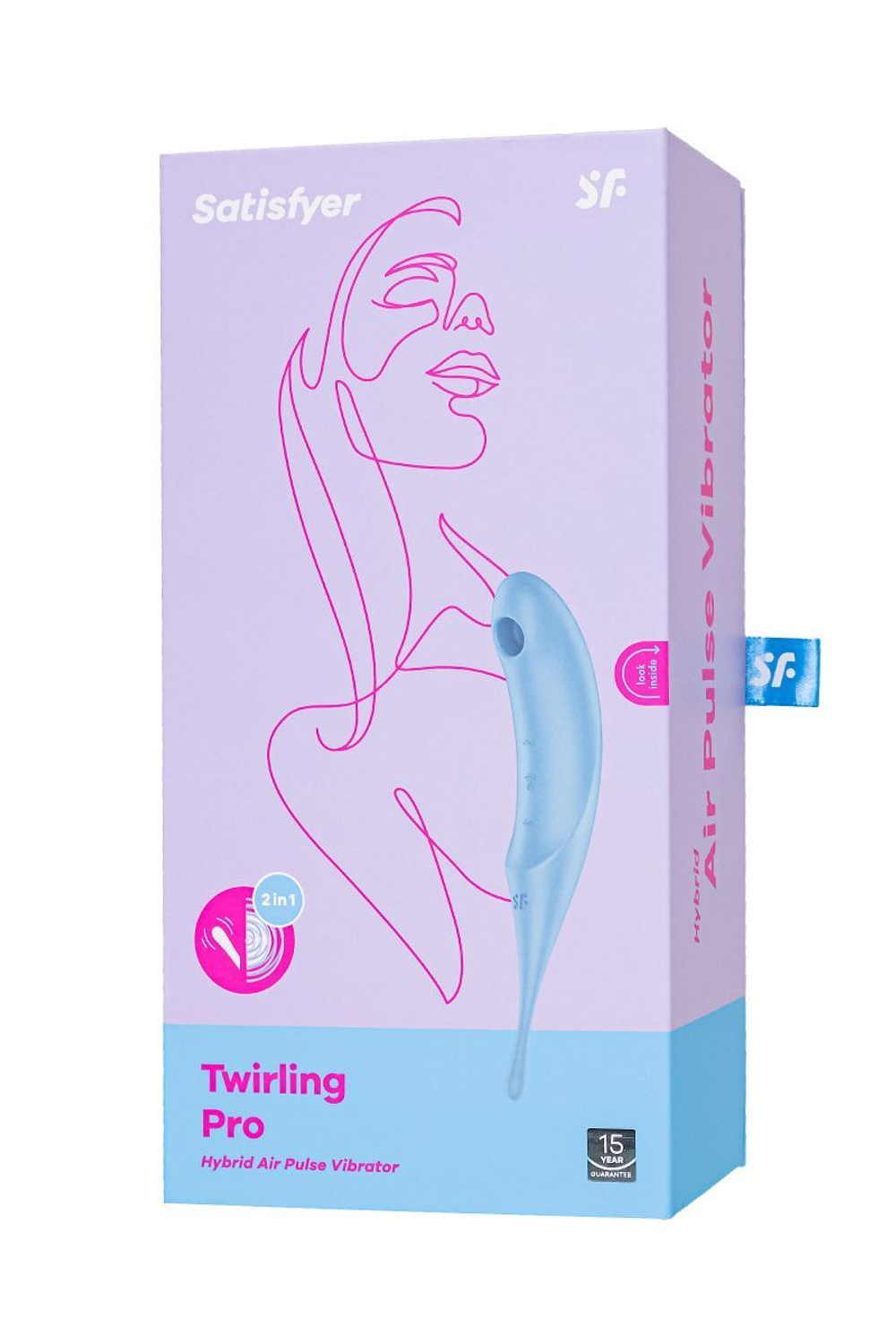 Вакуум-волновой стимулятор клитора satisfyer twirling pro