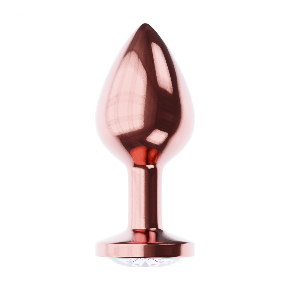 Пробка цвета розового золота с кристаллом Diamond Shine