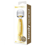 Фиолетово-белый жезловый мини-вибратор с кристаллами mini massager