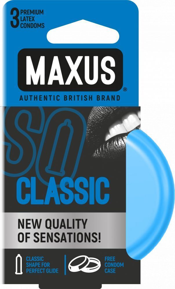 Классические презервативы в железном кейсе MAXUS Classic