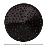 Черные круглые пэстисы round pasties