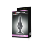 Анальная пробка на присоске среднего размера sensitive prostate plug - 14 см.