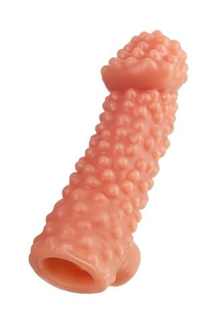 Насадка на фаллос с бугорками cock sleeve 004 size l - 17,6 см.