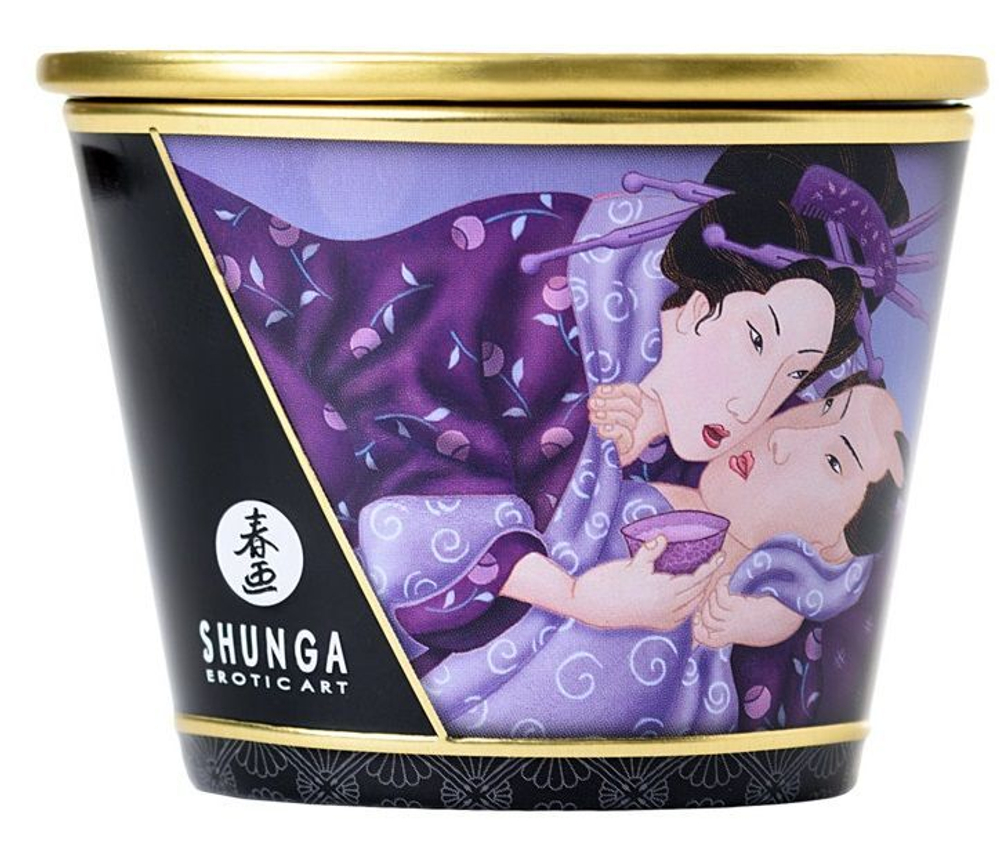 Массажная свеча shunga с ароматом