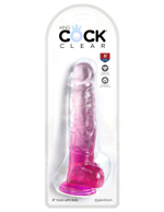 Фаллоимитатор с мошонкой на присоске 8’’ cock with balls - 22,2 см.
