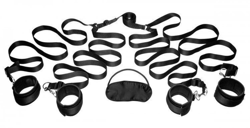 Бондаж для фиксации на кровати frisky bedroom restraint kit