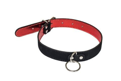Черно-красный ошейник cabaret