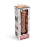 Вибратор-реалистик 8  girthy realistic vibrator - 24,5 см.