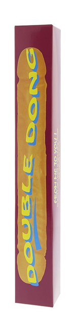 Двойной фиолетовый фаллоимитатор double dong lavender - 30 см.