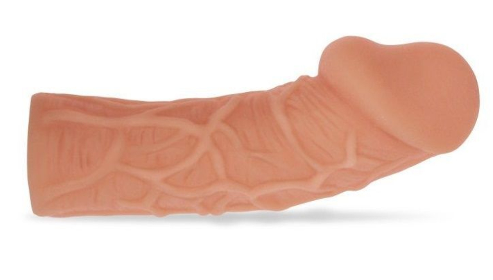 Насадка фаллического вида с венками extreme sleeve 005 m-size - 14,7 см.