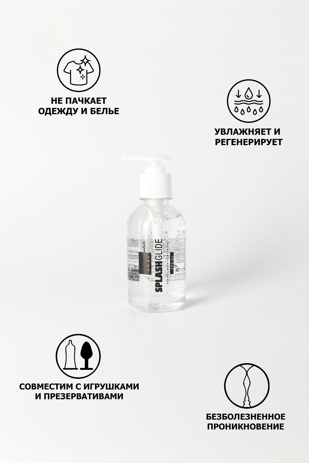 Анальный лубрикант на водной основе Splashglide Anal Anesthetic