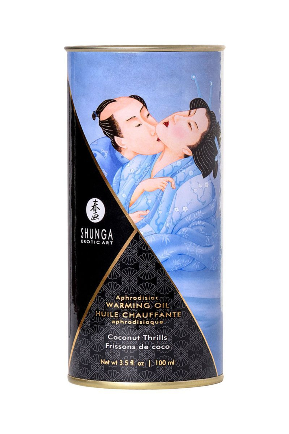 Массажное интимное масло shunga с ароматом - 100 мл.