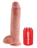 Реалистичный фаллоимитатор на присоске 11 cock with balls