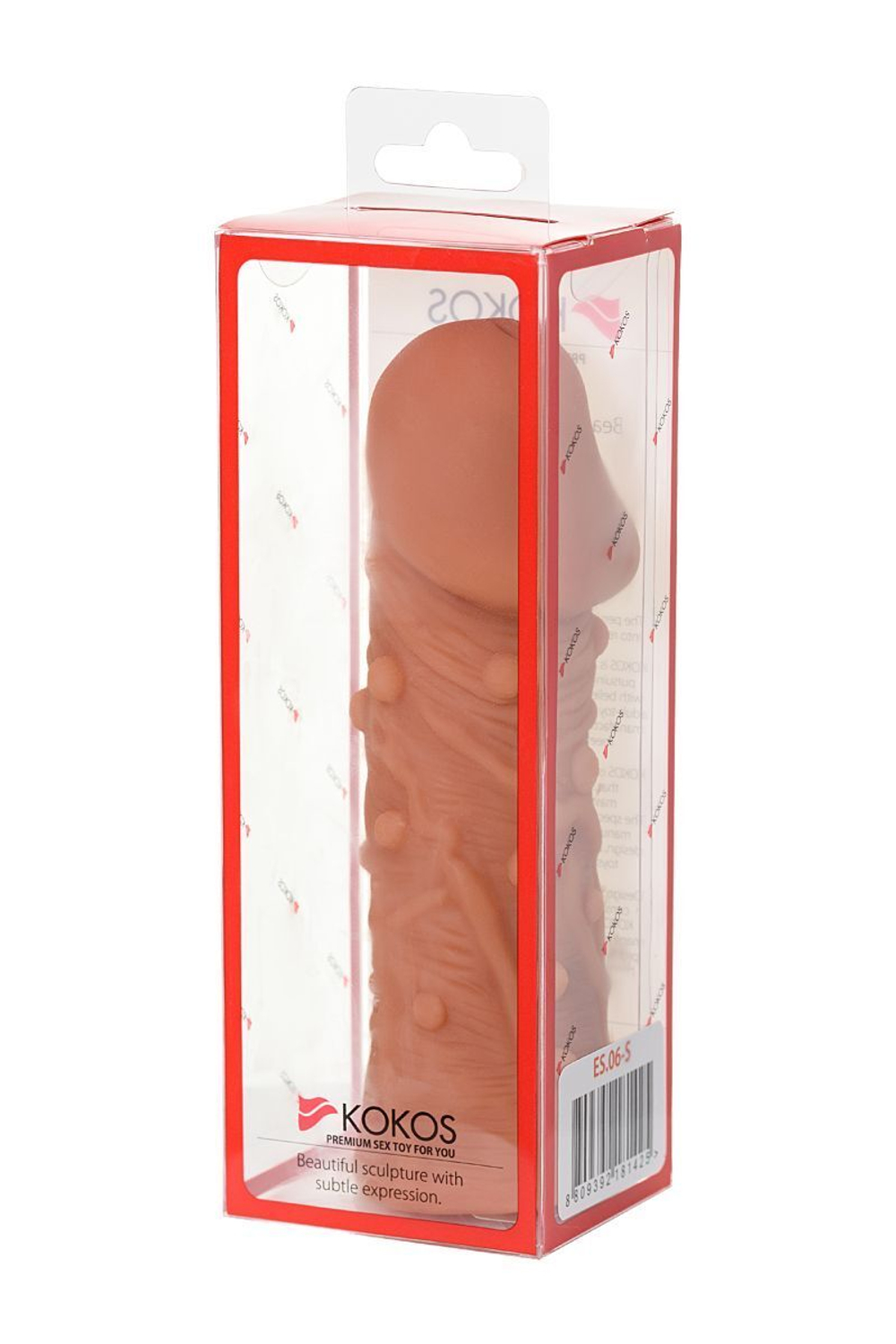 Насадка фаллического вида с венками и шишечками extreme sleeve 006 m-size - 14,7 см.
