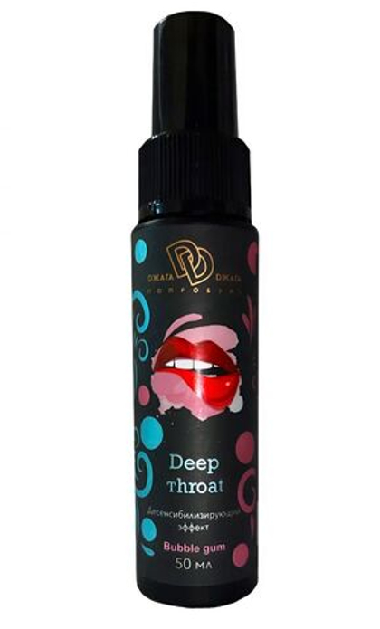 Спрей для горла Deep Throat с десенсибилизирующим эффектом и вкусом