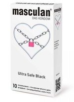 Ультрапрочные презервативы Masculan Ultra Safe Black