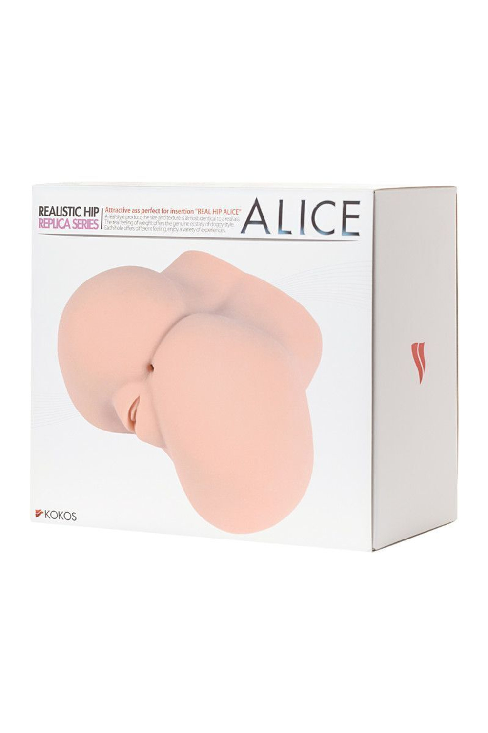 Вакуумный полуторс с анусом и вагиной Alice-RX