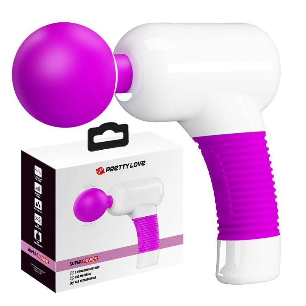 Клиторальный вибромассажер magic gun - 19,9 см.