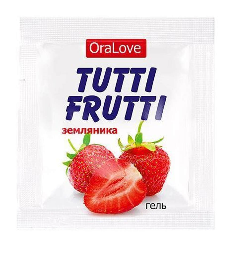 Гель-смазка Tutti-Frutti со вкусом