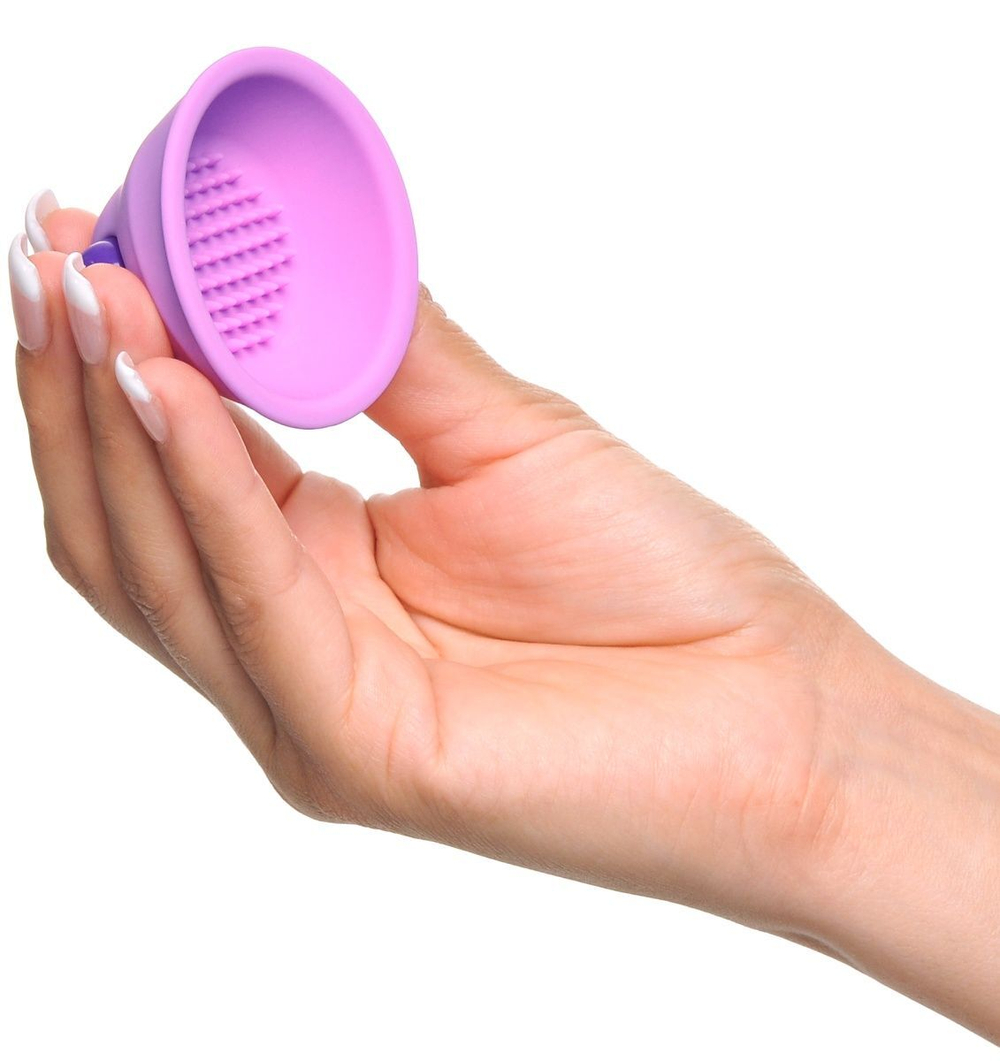 Фиолетовые виброприсоски-стимуляторы на соски vibrating nipple