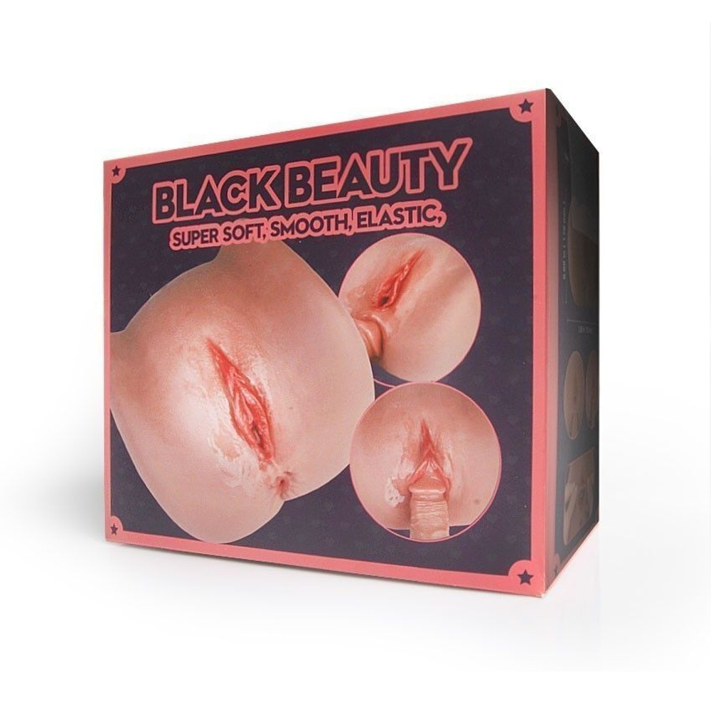 Мастурбатор black beauty - вагина и анус