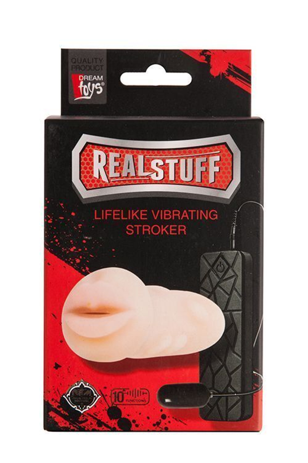 Реалистичный ротик с вибрацией для наслаждения RealMouth-X.