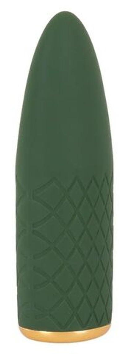 Зеленый мини-вибратор Luxurious Mini Vibrator - 11,5 см.