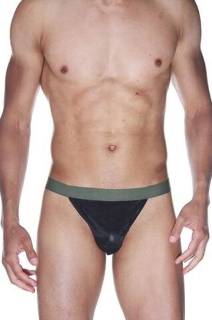 Трусы-тонги на широкой резинке