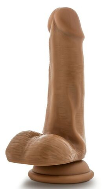 Кофейный фаллоимитатор captain mike - 15,24 см.