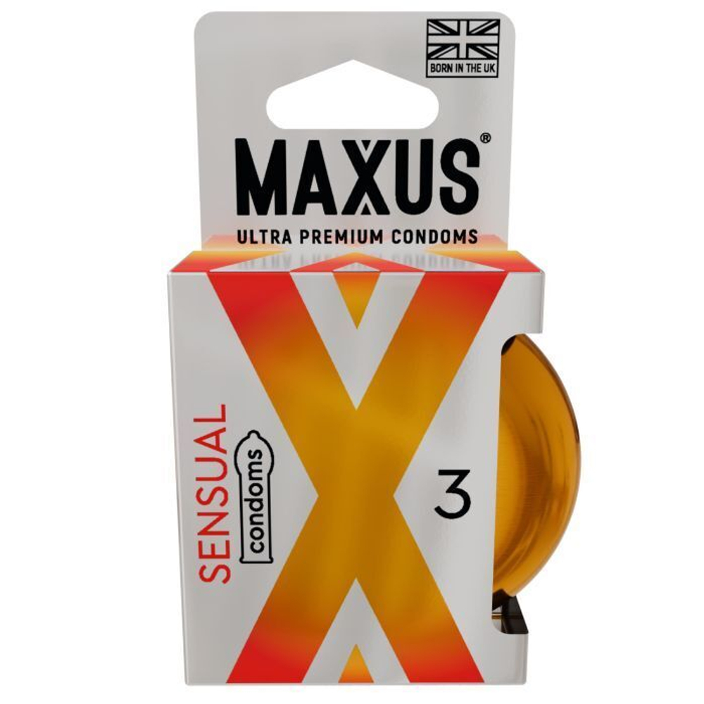 Презервативы анатомической формы Maxus Sensual