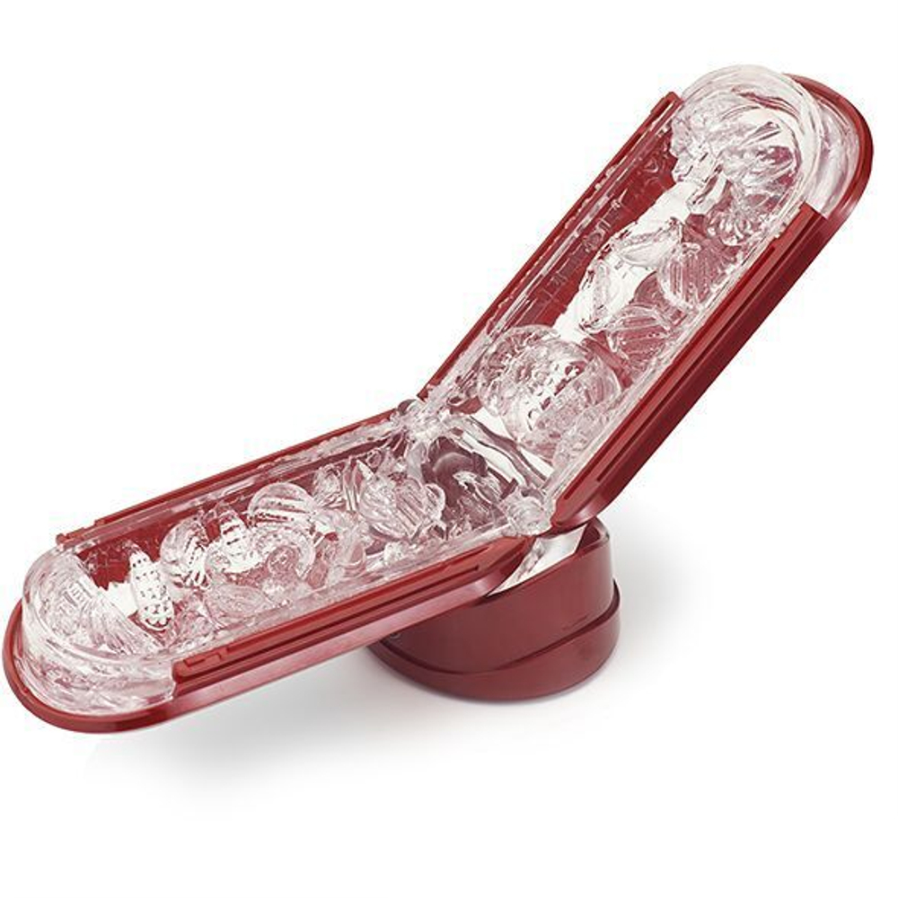 Красный мастурбатор flip zero red & warmer с подогревом