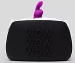 Фиолетовое эрекционное виброкольцо happy rabbit cock ring kit