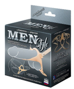 Телесный эректор-ложечка с фиксацией на ремешках men style