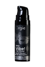 Гель для массажа Orgie Sexy Vibe High Voltage с эффектом вибрации - 15 мл.