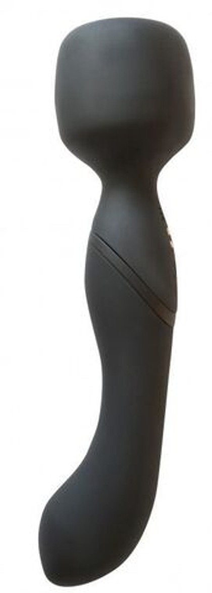 Двусторонний вибромассажер heating wand с нагревом - 22 см.