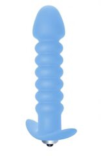 Анальная вибропробка Twisted Anal Plug - 13 см.
