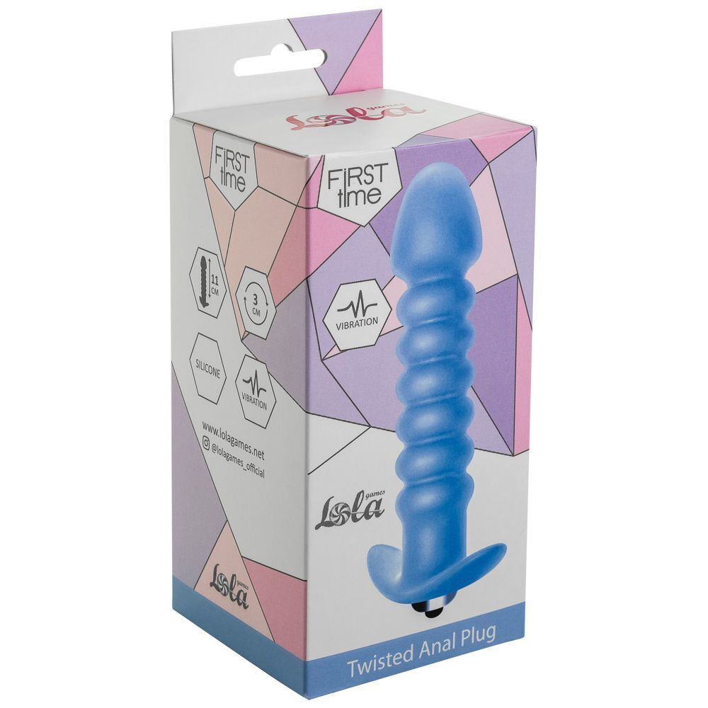 Анальная вибропробка Twisted Anal Plug - 13 см.