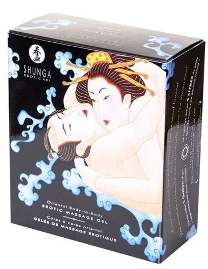 Гель shunga с ароматом для массажа тело об тело