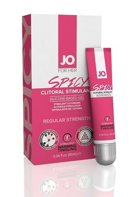 Возбуждающий гель для клитора сильного действия JO Spicy Clitoral Gel - 10 мл.