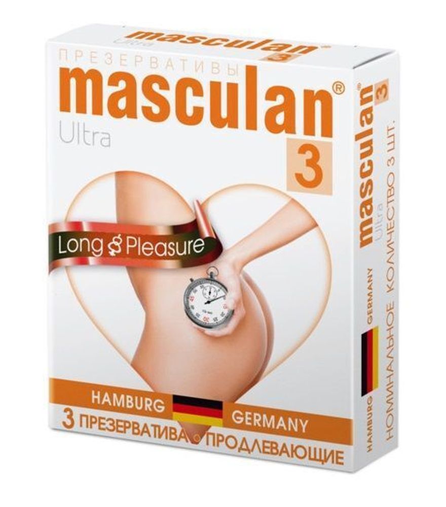 Презервативы Masculan Long Pleasure с продлевающим эффектом