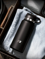 Черный мастурбатор в виде бутылки fap flask