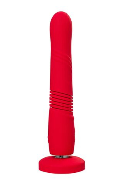 Красный пульсатор Gravity со съемной присоской - 25,9 см.