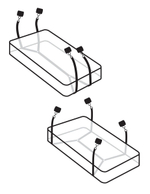 Фиксаторы для кровати wraparound mattress restraints