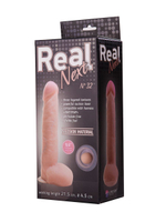 Большой фаллоимитатор из неоскин на присоске real next №32 - 25,5 см.