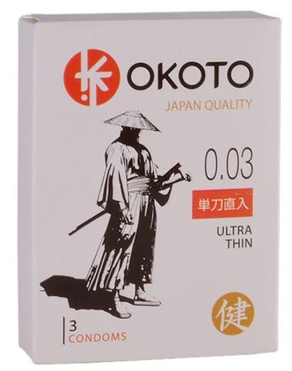 Ультратонкие презервативы OKOTO Ultra Thin