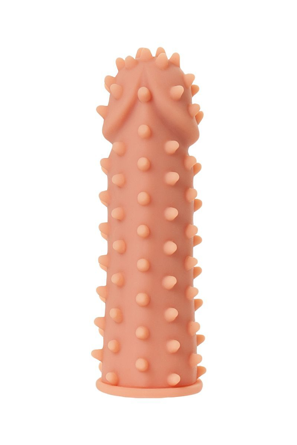 Насадка на фаллос с шипами и бугорками extreme sleeve 003 m-size - 14,7 см.