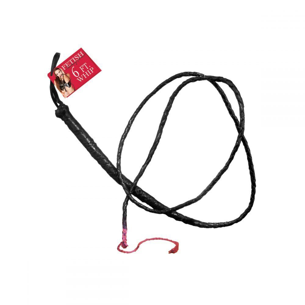 Черный кнут black 6 foot whip - 183 см.