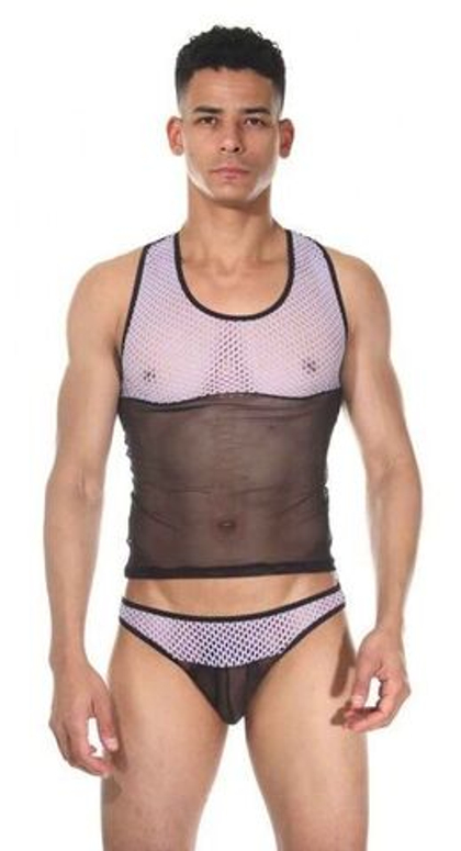 Стильный мужской комплект: майка и трусы