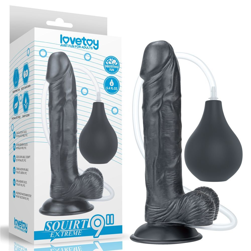 Фаллоимитатор squirt extreme с имитацией семяизвержения - 23 см.