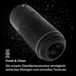 Черный вакуумный мастурбатор с эффектом всасывания Pow Stroker